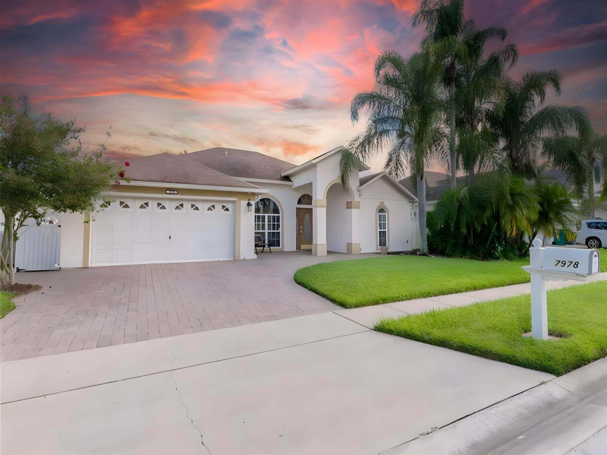 Stunning 5 Bedroom Pool Home Hot Tub 10 Mins To Disney Orlando Exterior foto